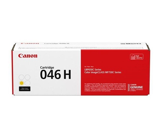 Canon TONER CRG-046HY žlutá pro i-SENSYS LBP653Cdw, LBP654Cx, MF732Cdw, MF734Cdw, MF735Cx (5000 str.)