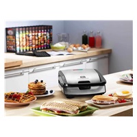 TEFAL SW854D16 Snack Collection 4v1 toustovač, 700 W, vyměnitelné plotny, indikátor připravenosti