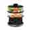 Tefal Convenient VC140131 parní hrnec, 900 W, 6 l, miska na rýži, černá