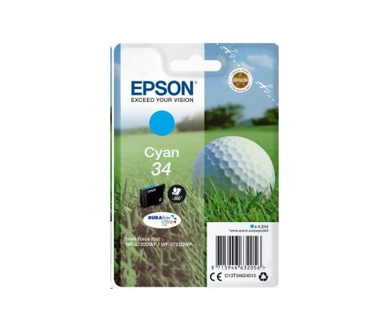 EPSON ink bar Singlepack "Golf" Cyan 34 DURABrite Ultra Ink 4,2 ml
