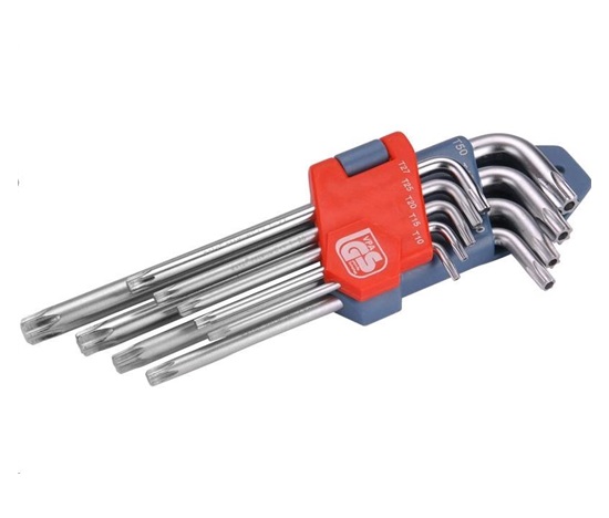 Extol Premium L-klíče TORX, sada 9ks, 10-50mm 6601