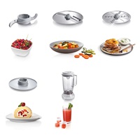 Bosch MCM 3200 W MultiTalent 3 bílá food processor, 800 W, 2.3 l mísa, 30+ funkcí,SmartStorage, nerezové příslušenství