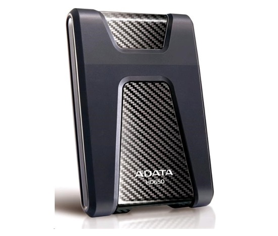 ADATA Externí HDD 4TB 2,5" USB 3.1 DashDrive Durable HD650, černý (gumový, nárazu odolný)