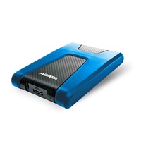 ADATA Externí HDD 1TB USB 3.1 DashDrive Durable HD650, modrý (gumový, nárazu odolný)