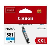 Canon CARTRIDGE CLI-581XXL azurová pro PIXMA TS615x, TS625x, TS635x, TR7550, TS815x (820str.)