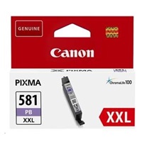 Canon CARTRIDGE CLI-581 XXL foto modrá pro PIXMA TS615x, TS625x, TS635x, TR7550, TS815x (9 140 str.)