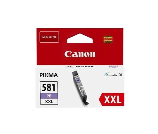 Canon CARTRIDGE CLI-581 XXL foto modrá pro PIXMA TS615x, TS625x, TS635x, TR7550, TS815x (9 140 str.)