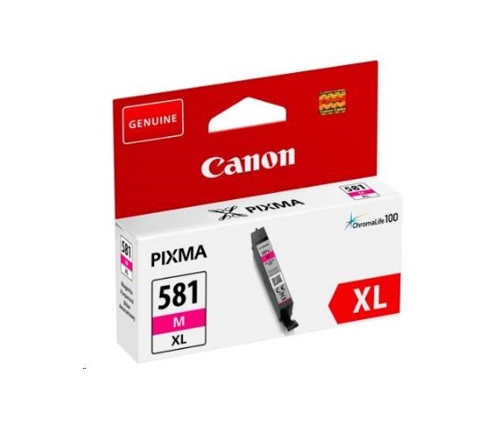 Canon CARTRIDGE PGI-581XL purpurová pro PIXMA TS615x, TS625x, TS635x, TR7550, TS815x (466 str.)
