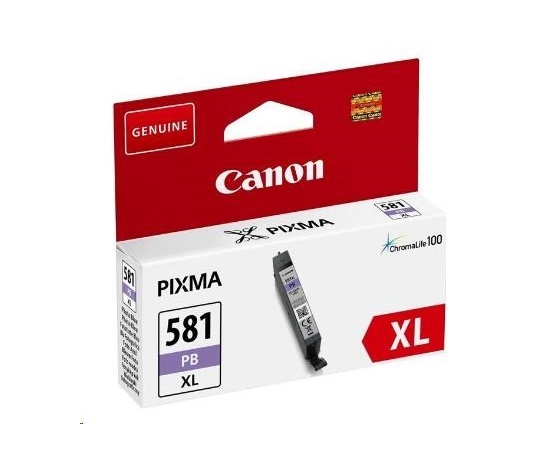 Canon CARTRIDGE CLI-581XL foto modrá pro PIXMA TS615x, TS625x, TS635x, TS815x,TS825x, TS835x, TS915x (4 710 str.)