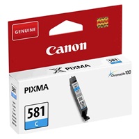 Canon CARTRIDGE CLI-581 azurová pro PIXMA TS615x, TS625x, TS635x, TS815x,TS825x, TS835x, TS915x  (256 str.)