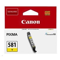 Canon CARTRIDGE CLI-581 žlutá pro PIXMA TS615x, TS625x, TS635x, TS815x,TS825x, TS835x, TS915x  (257 str.)