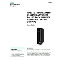 HPE 36U 600mmx1075mm G2 Kitted Advanced Pallet Rack with Side Panels and Baying