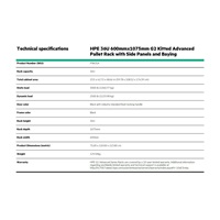 HPE 36U 600mmx1075mm G2 Kitted Advanced Pallet Rack with Side Panels and Baying