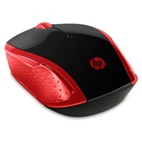 HP myš - 200 Mouse, Wireless, Empress red