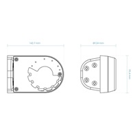 Vivotek AM-21B, montážní kit na stěnu pro FD8166A, FD8166A-N