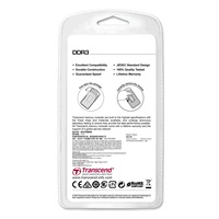 TRANSCEND SODIMM DDR3 2GB 1600MHz 1Rx8 CL11