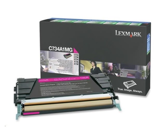 LEXMARK toner MAGENTA C734, C736, X734, X736, X738 na 6000 stran