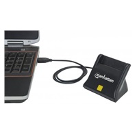 MANHATTAN Čtečka karet / SIM, kontaktní, černá