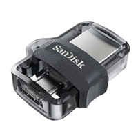 SanDisk Flash Disk 256GB Ultra, Dual USB Drive m3.0, OTG