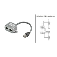PremiumCord Modulární RJ45 2 porty 10/100Base T