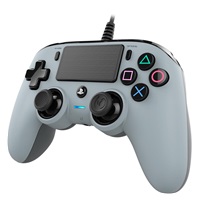 Nacon Wired Compact Controller - ovladač pro PlayStation 4 - šedý