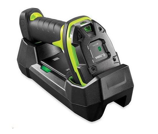 Zebra průmyslová čtečka DS3678-ER 2D odolná GREEN, vibrace standardní stojánek USB (kroucený kabel) KIT