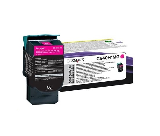 LEXMARK toner magenta pro C540/C543/C544/X543/X544 na 2000 stran