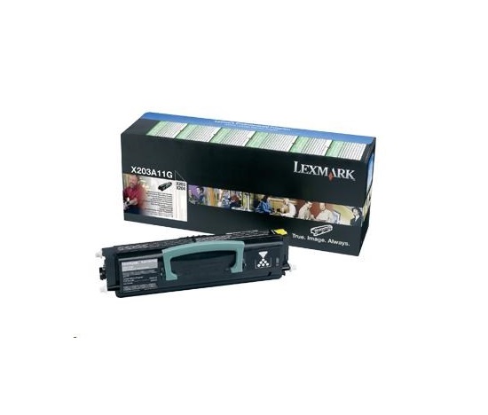 LEXMARK toner black pro X203n / X204n na 2500 stran