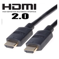 PremiumCord HDMI 2.0 High Speed + Ethernet kabel, zlacené konektory, 0,5m