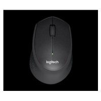 Logitech Wireless Mouse M330 Silent Plus, black
