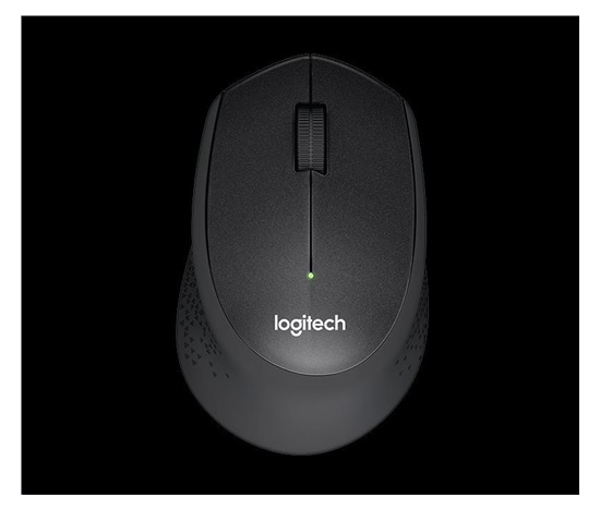 Logitech Wireless Mouse M330 Silent Plus, black
