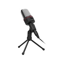 C-TECH stolní mikrofon  MIC-02, 3,5" stereo jack, 2.5m