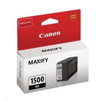 Canon CARTRIDGE PGI-1500 BK černá 12,4ml pro MAXIFY MB2050, MB215x, MB2350, MB275x