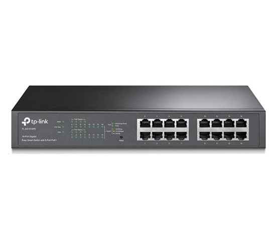 TP-Link Easy Smart switch TL-SG1016PE (16xGbE, 8xPoE+, 150W)