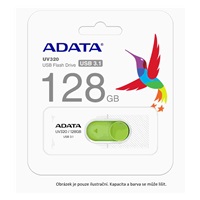 ADATA Flash Disk 32GB UV320, USB 3.1 Dash Drive, černá/modrá