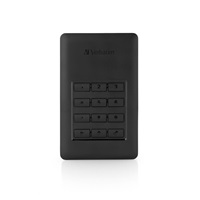 VERBATIM HDD 2.5" 1TB Incl.KEYPAD USB3.1 USB 3.0 GDPR