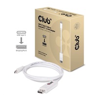 Club3D Adaptér USB 3.1 typ C na DisplayPort 1.2 4K60Hz UHD 1,2m (M/M)
