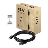 Club3D Kabel certifikovaný DisplayPort 1.2, 4K60Hz UHD (M/M), 3m, 30 AWG