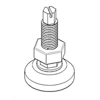 TRITON Sada nivelačních nožiček pro stojanové rozvaděče, nastavitelné