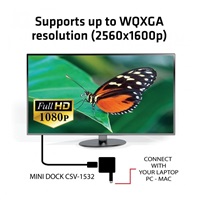 Club3D MINI USB 3.0 TYPE C DOCKING STATION