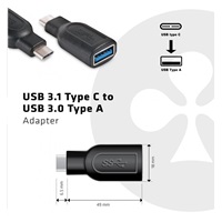 Club3D USB 3.1 TYPE C Male to USB 3.0 Type A Female adapter