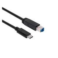 Club3D USB 3.1 TYPE C GEN 2 MALE (10Gbps) to TYPE B MALE Cable 1Meter / 3.28 Feet