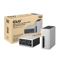 Club3D Mini dokovací stanice USB 3.2 4K30Hz UHD (HDMI/DVI/4x USB 3.1/Ethernet/Audio) DisplayLink® Certified
