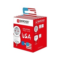 SKROSS cestovní adaptér USA pro použití ve Spojených státech, typ B