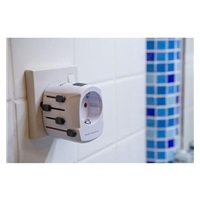 SKROSS cestovní adaptér PRO, 6.3A max., uzemněný, univerzální pro celý svět