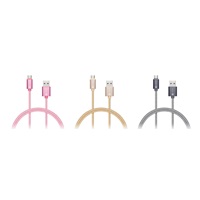 CONNECT IT Wirez Premium Metallic micro USB - USB, rose gold, 1m