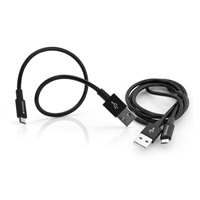 VERBATIM kabel Micro B USB Cable Sync & Charge 100cm (Black) + Verbatim Micro B USB Cable Sync & Charge 30cm (Black)