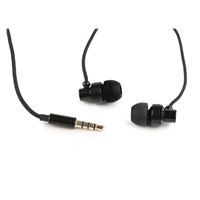 GEMBIRD sluchátka s mikrofonem MHS-EP-CDG-B pro MP3, kovová, Black