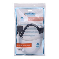 MANHATTAN kabel HDMI Male to DVI-D 24+1 Male, Dual Link, Black, 1,8m