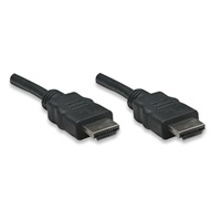 MANHATTAN kabel High Speed HDMI 3D, Male to Male, stíněný, černý, 7,5m